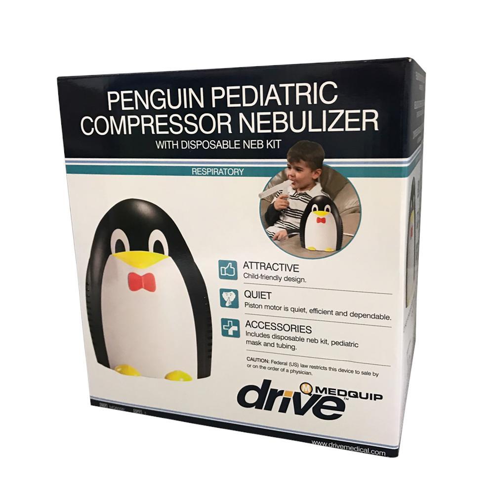 Drive Medical <br>Penguin Pediatric Nebulizer <br> w/ Disposable Neb Kit