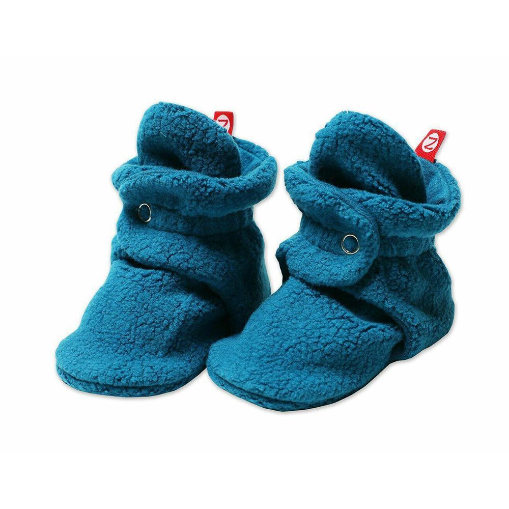 Zutano Baby Booties Pagoda Blue – Ample Medical - Main Image