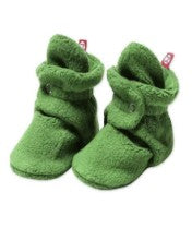 Zutano Fleece Baby Booties – 1 Single Pair - 12M Green Apple