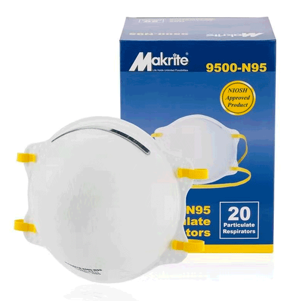 N95 Disposable <br>Particulate Respirator <br> Protective Masks <br> 20 ct.