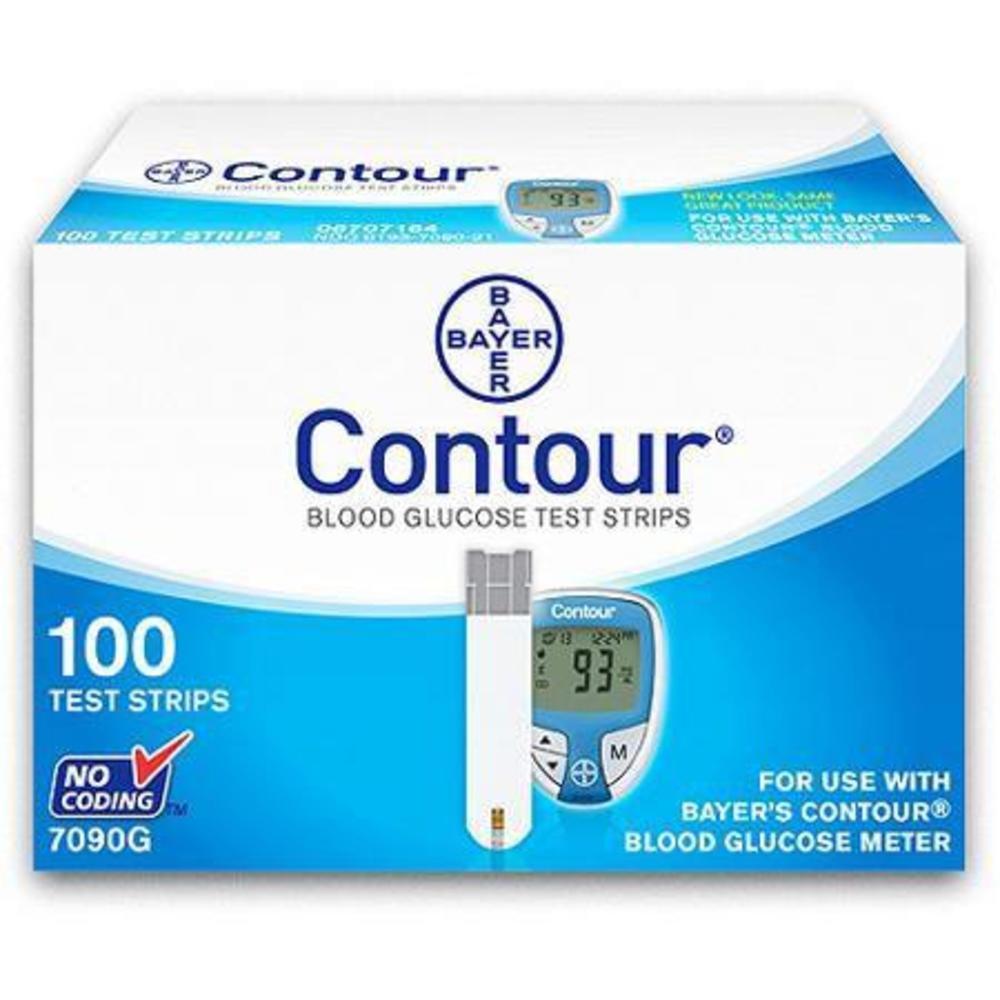 Bayer Contour Diabetic <br>Test Strips <br>100 ct.
