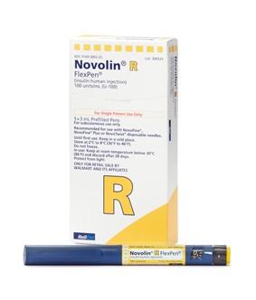 Novolin R Flex Pen | U-100 Insulin</br>5 x 3ml Prefilled Pens