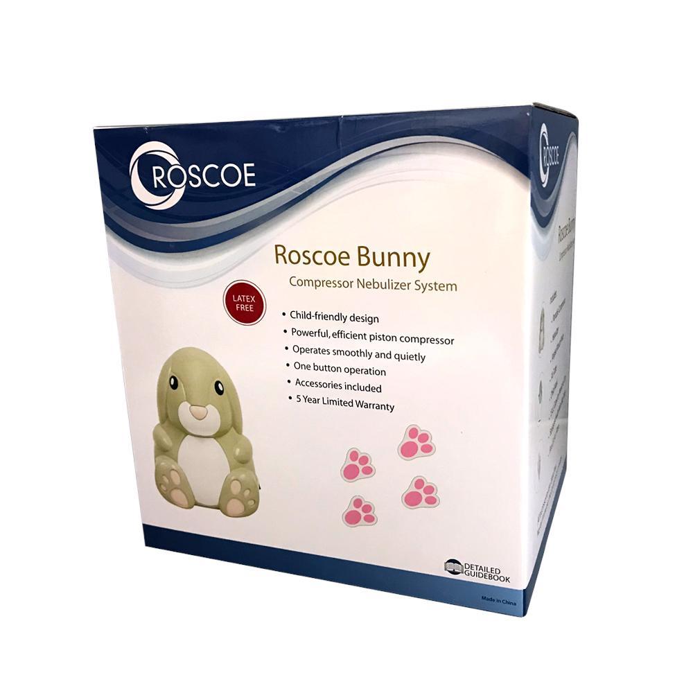 Roscoe Medical Pediatric Bunny Nebulizer Compressor with TruNeb Reusable Neb Kit