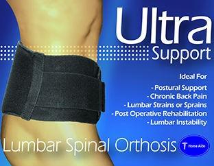Home Aide Ultra-Support Orthopedic Back Brace
