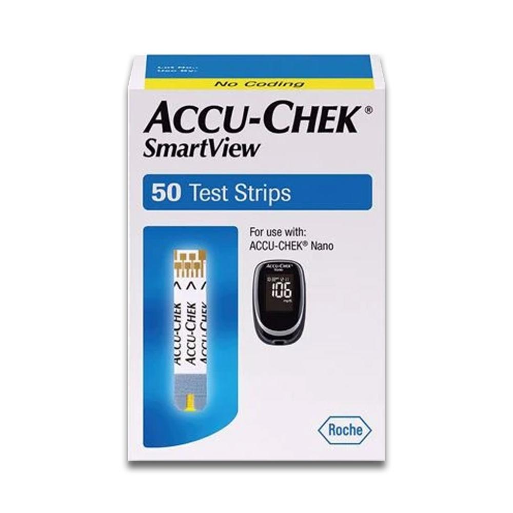 Accu-Chek SmartView <br> Diabetic Test Strips <br> 50 ct.