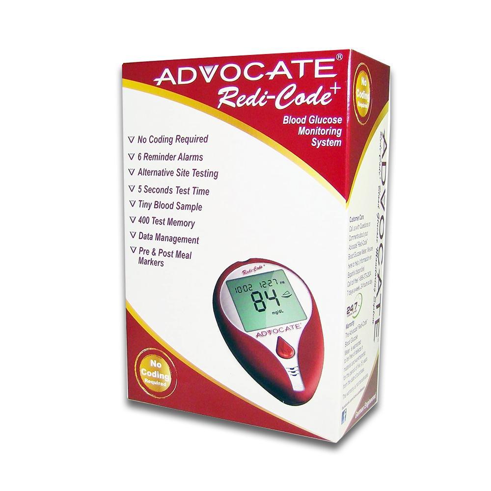 Advocate Redi-Code+<br> Non-Speaking Blood <br> Glucose Meter