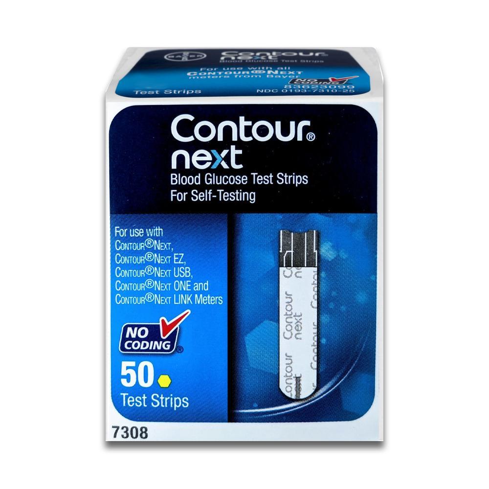 Bayer Contour Next <br> Diabetic  Test Strips <br>50 ct.