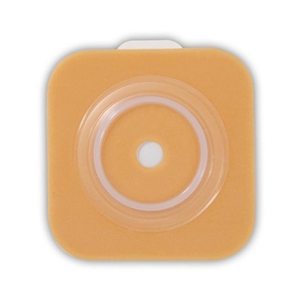 ConvaTec 125271 <br> SUR-FIT Natura Two-Piece <br>Pre-Cut Stomahesive Flexible <br> Skin Barrier with tape collar, Tan, <br> 45mm (1 3/4") flange  25mm (1") stoma opening, 10/BX