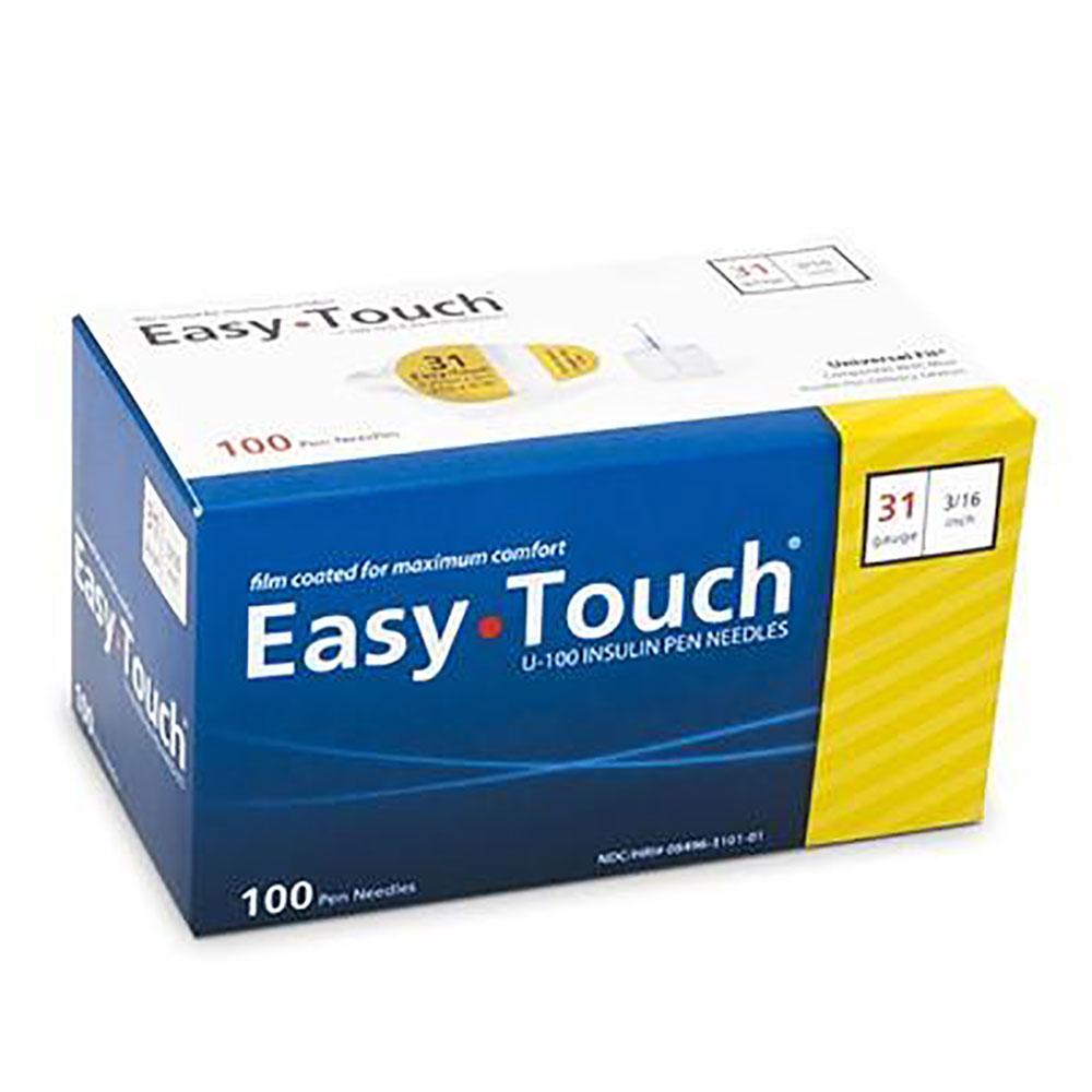 Easy Touch <br> Pen Needles -<br>31G | 3/16″ (5mm)