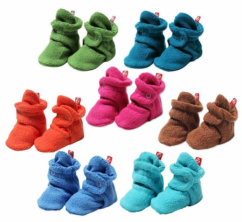 NEW Zutano Cozie <br>Fleece Baby Booties <br> Set of 7 <br>Size 12M / 6-12 Months