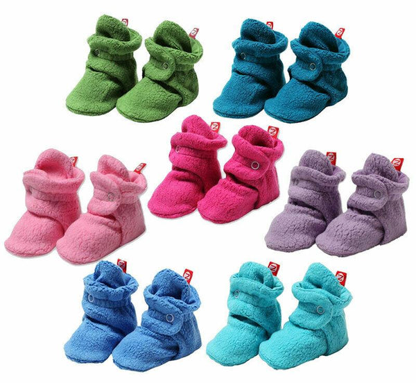 Set of 7 Zutano Fleece Baby Booties Socks