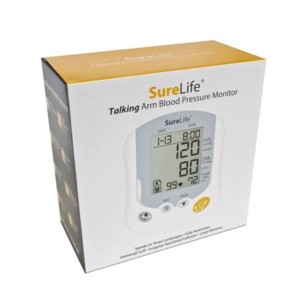 SureLife® Premium <br>Talking Upper Arm <br>Blood Pressure Monitor
