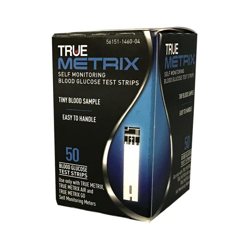 TrueMetrix Blood Glucose <br> Test Strips <br> 50 ct.