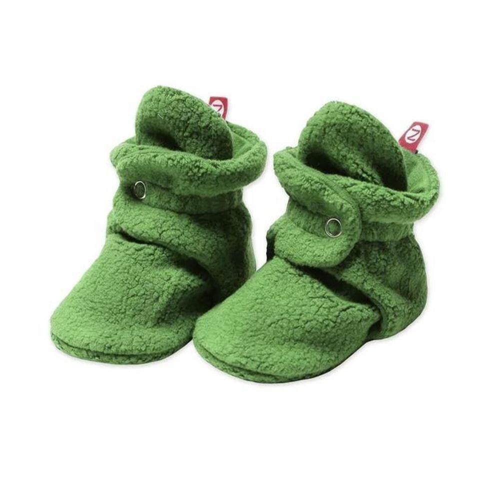 Zutano Baby Booties <br>Green Apple