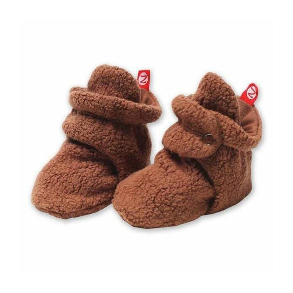 Zutano Baby Booties <br>Chocolate Brown